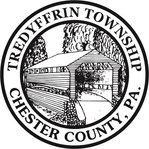 Tredyffrin-Township black and white round logo