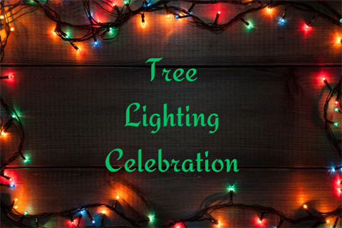header for tree lighting celebration event